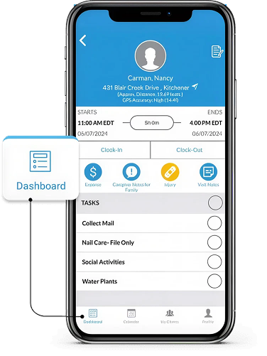 Unified caregiver dashboard