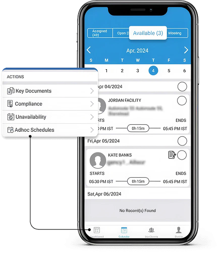 Available shifts and ad-hoc scheduling